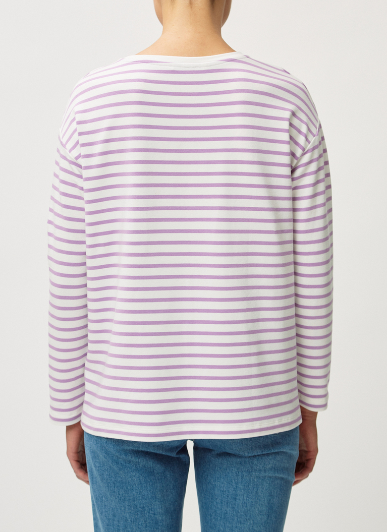 Sweatshirt, Purple Cream Rückansicht