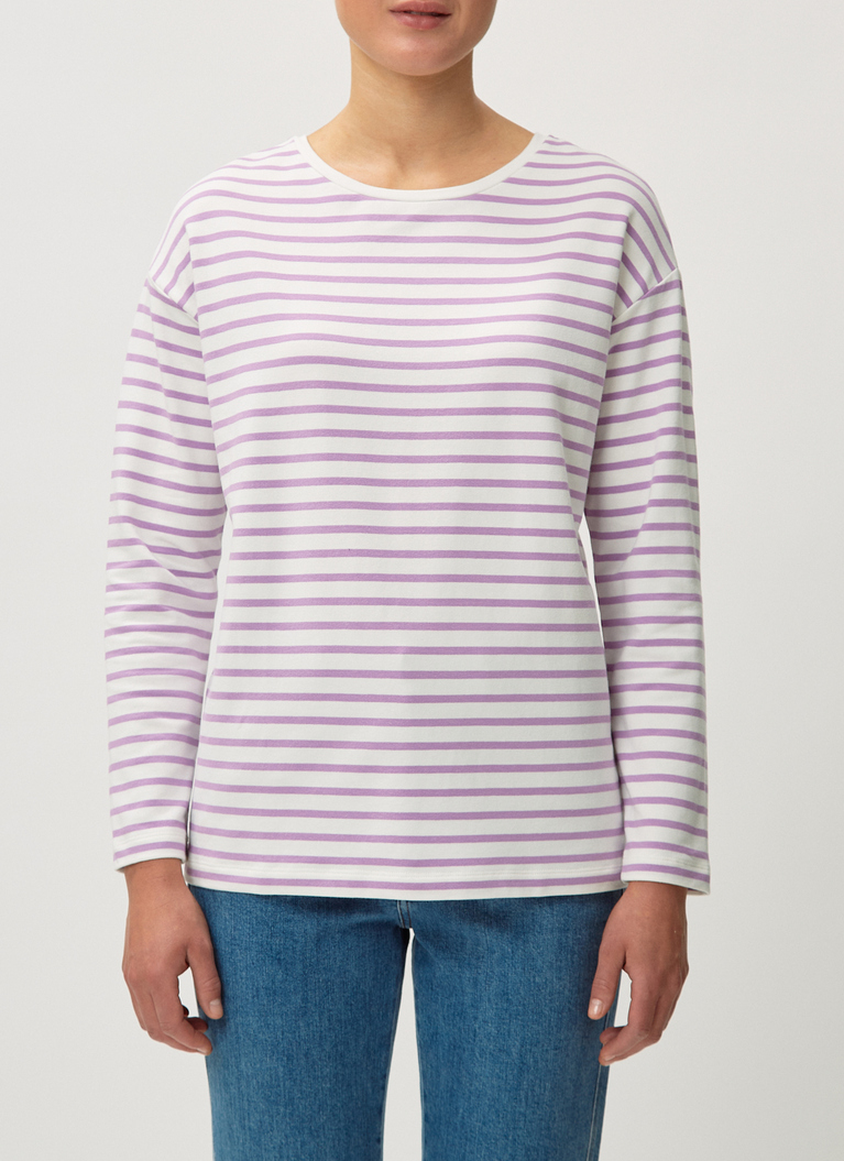 Sweatshirt, Purple Cream Detailansicht 1