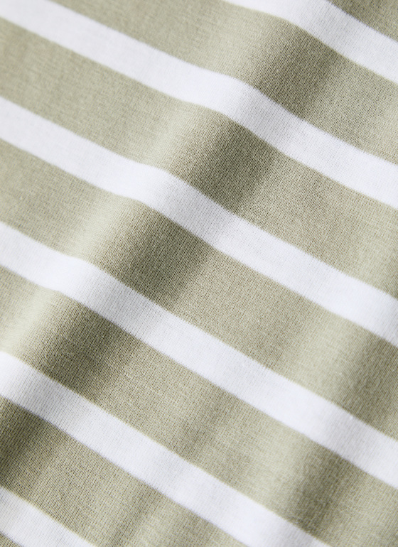 Shirt Rundhals 3/4 Arm Matcha Tea Frontansicht