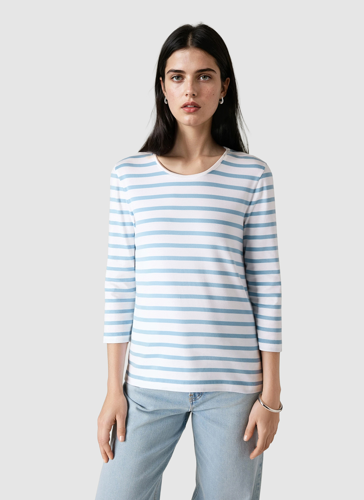 Shirt Rundhals 3/4 Arm, Endless Sky Detailansicht 2