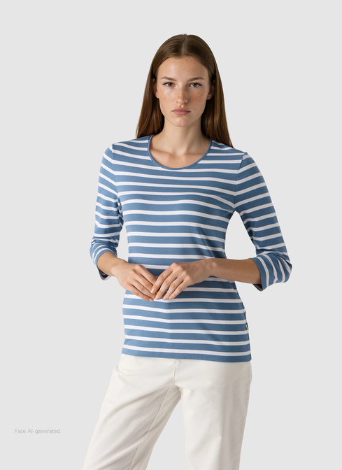 Shirt Rundhals 3/4 Arm width=
