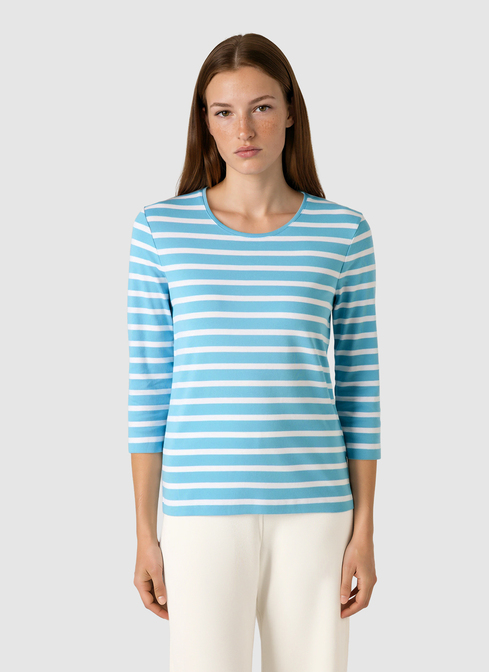 Shirt Rundhals 3/4 Arm width=