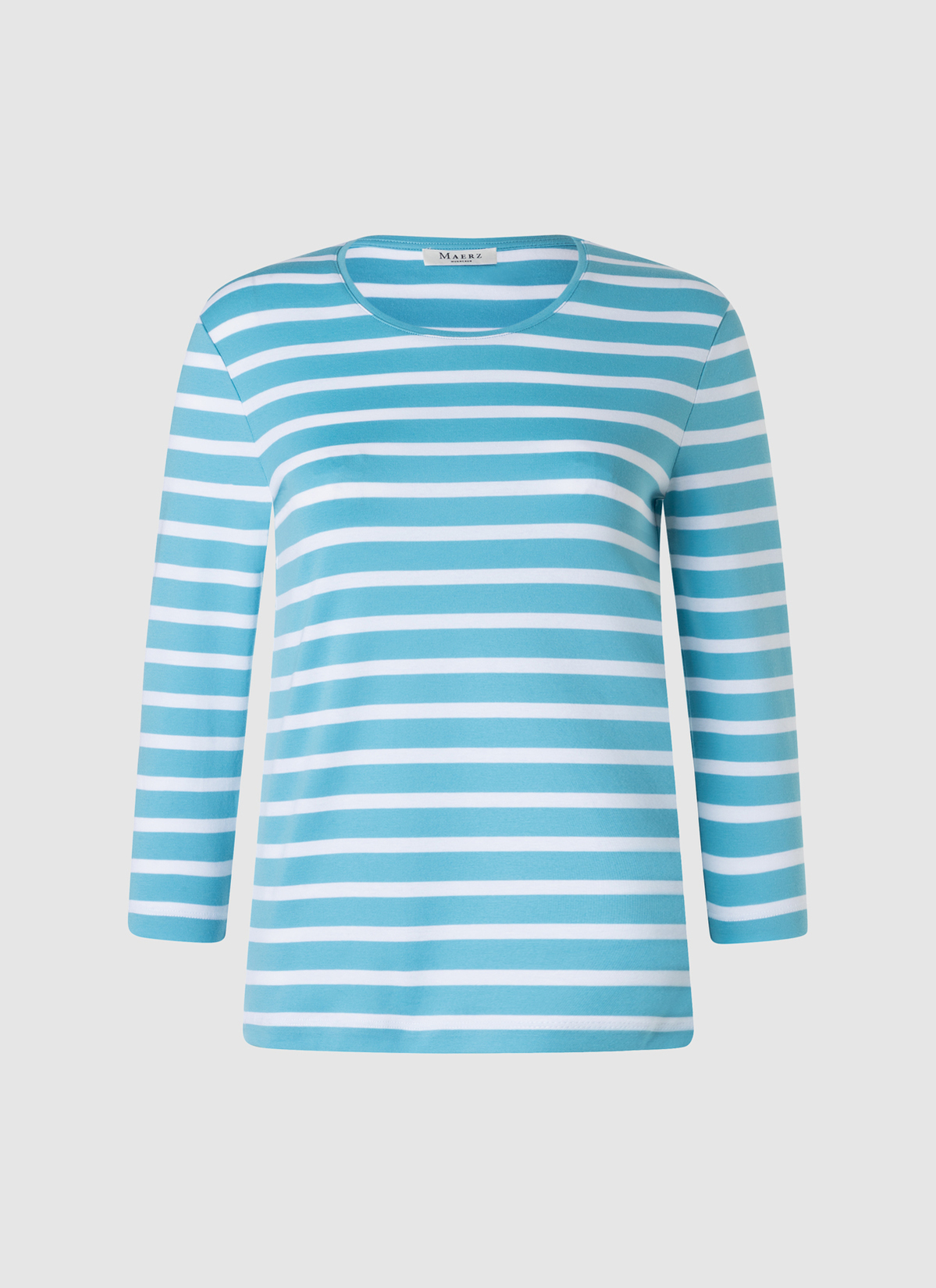 Shirt Rundhals 3/4 Arm, Delphinium Blue 