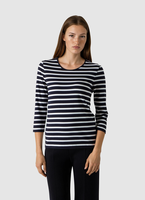 Shirt Rundhals 3/4 Arm width=
