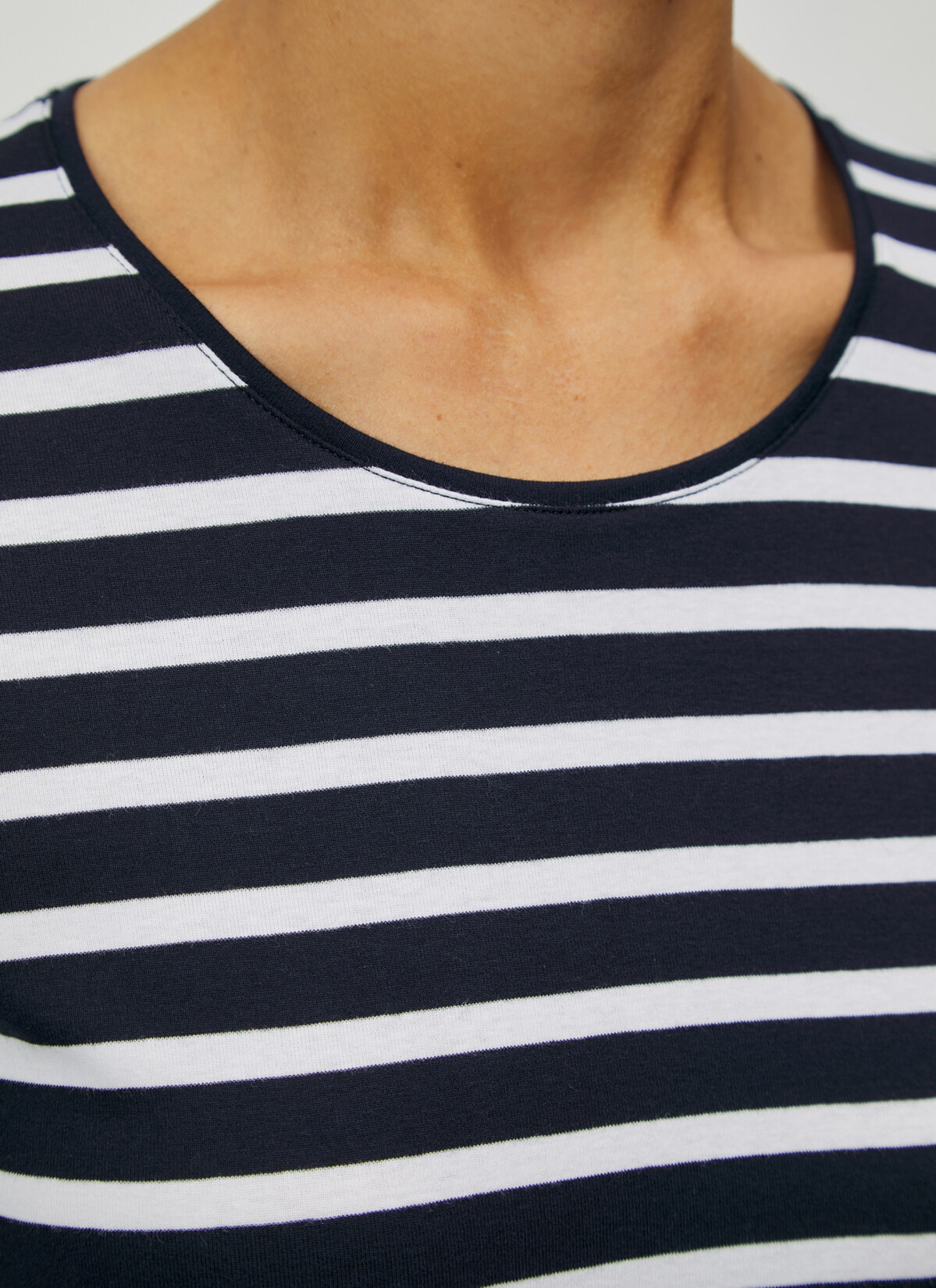 Shirt Rundhals 3/4 Arm, Navy Detailansicht 1