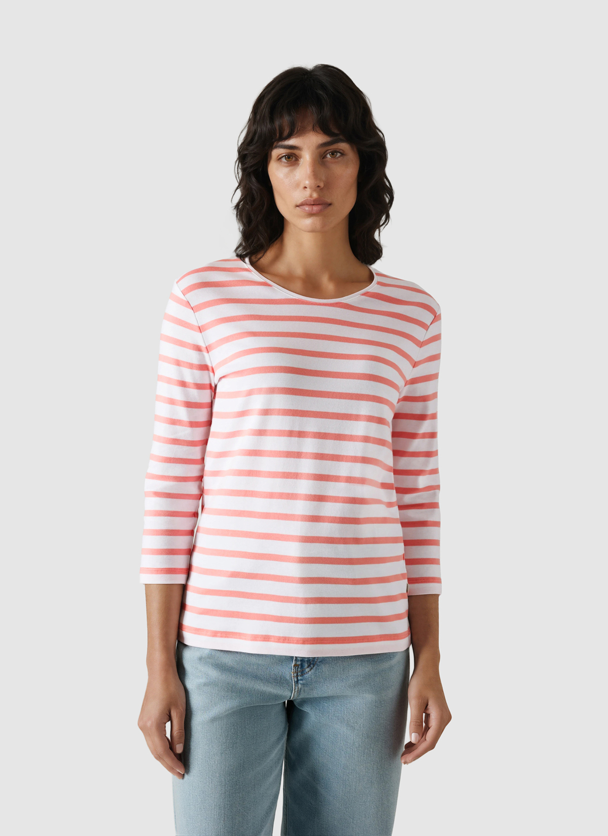 Shirt Rundhals 3/4 Arm, Coral Reef Frontansicht