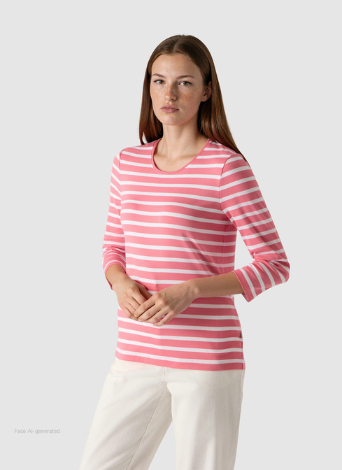 Shirt Rundhals 3/4 Arm width=