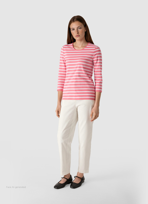 Shirt Rundhals 3/4 Arm width=