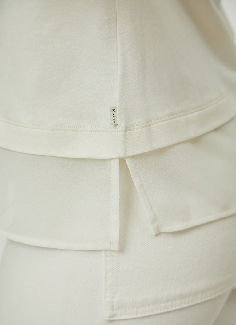 T-Shirt Rundhals, New White Detailansicht 2