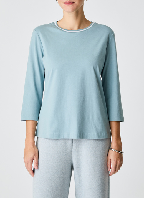 Longsleeve Rundhals 3/4 Arm width=