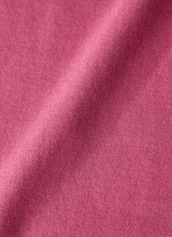 Longsleeve Rundhals 3/4 Arm Smoky Pink Frontansicht