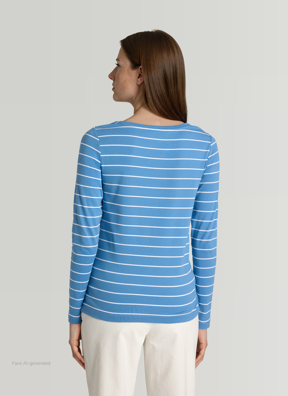 Longsleeve 1/1 Arm Dutch Blue Frontansicht