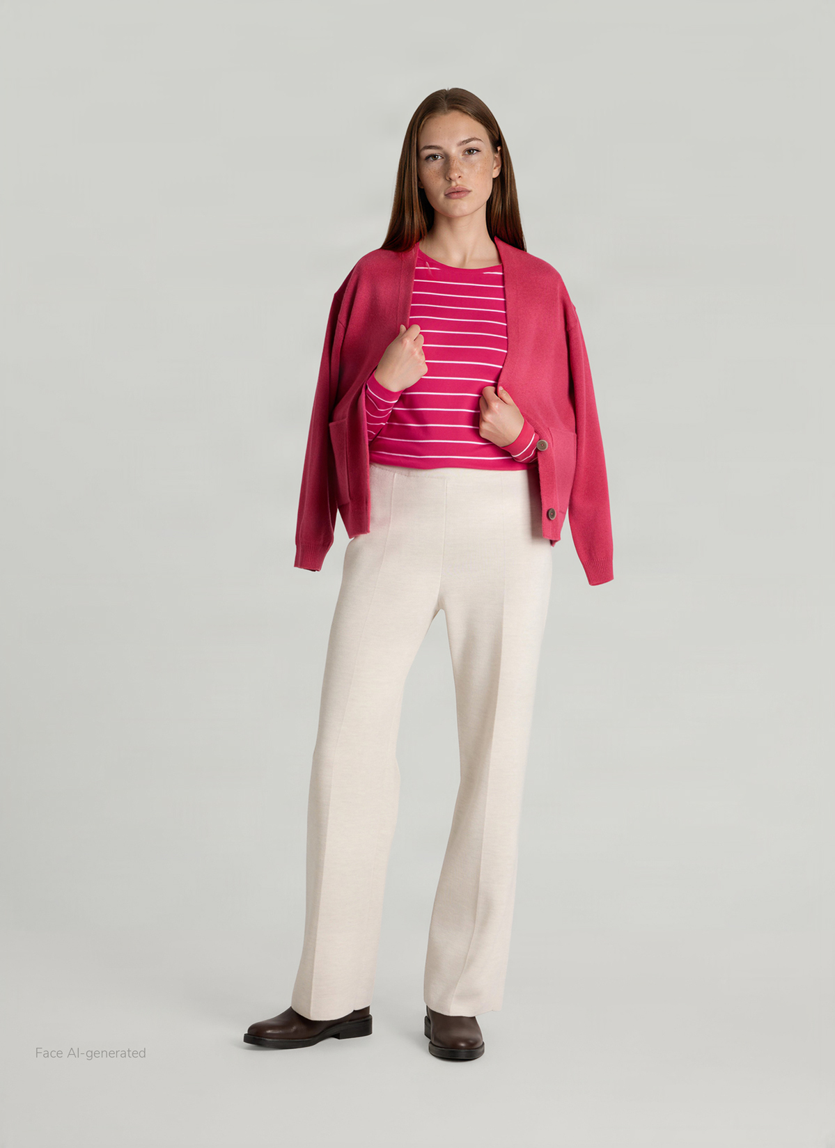 Longsleeve 1/1 Arm, Peony Red Detailansicht 2