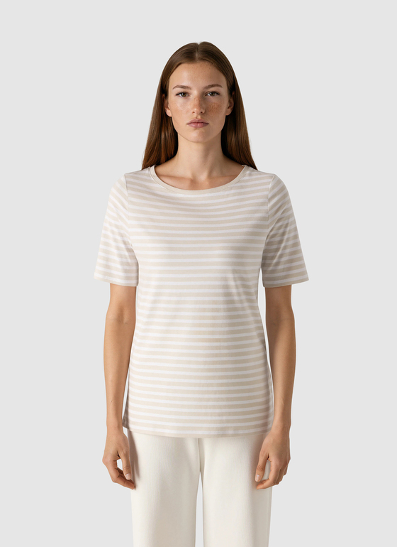 T-Shirt Rundhals 1/2 Arm Beach Frontansicht