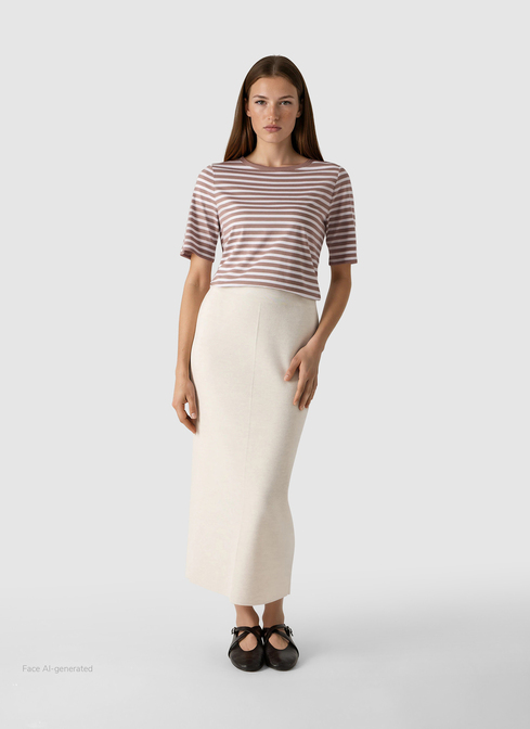 T-Shirt Rundhals 1/2 Arm width=