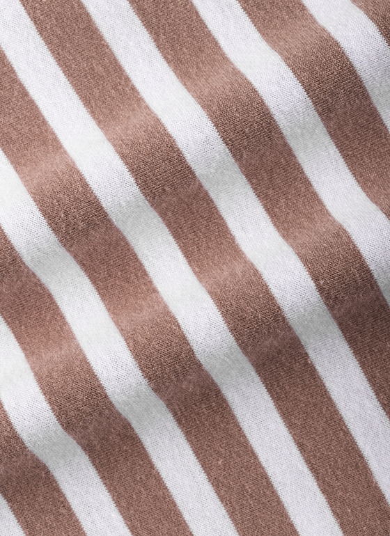 T-Shirt Rundhals 1/2 Arm Nougat Frontansicht