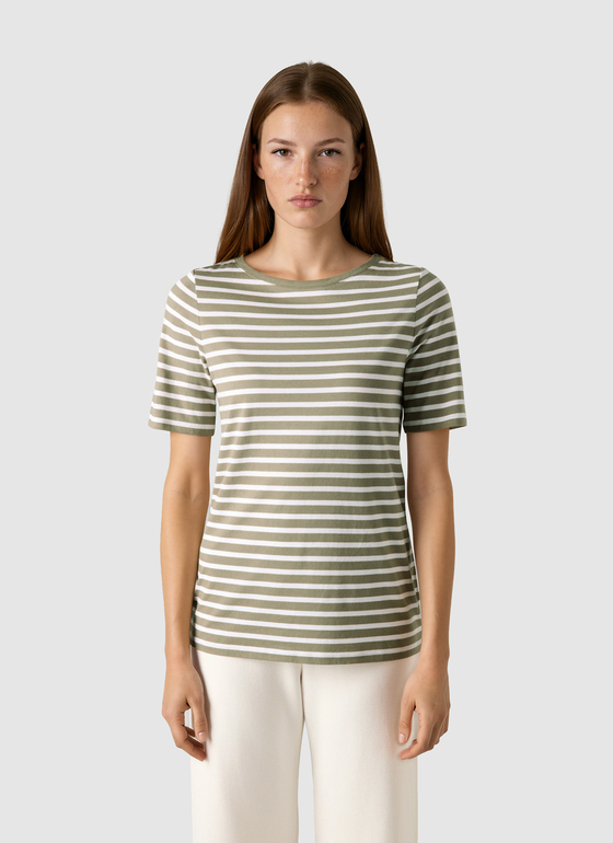 T-Shirt Rundhals 1/2 Arm Dried Herb Frontansicht