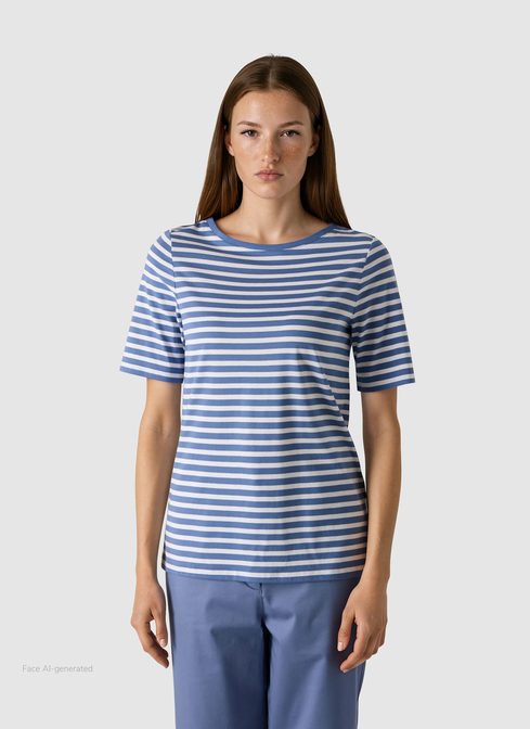 T-Shirt Rundhals 1/2 Arm width=