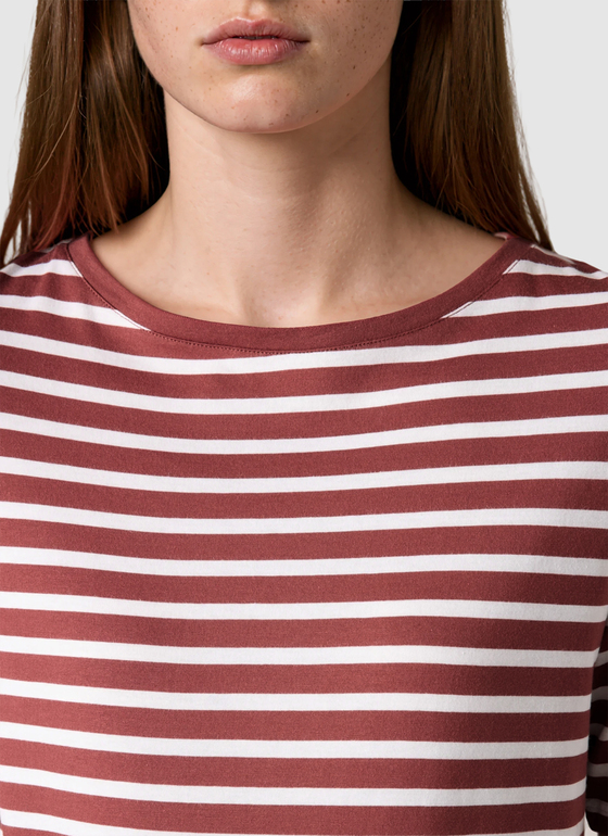 T-Shirt Rundhals 1/2 Arm Red Pear Frontansicht