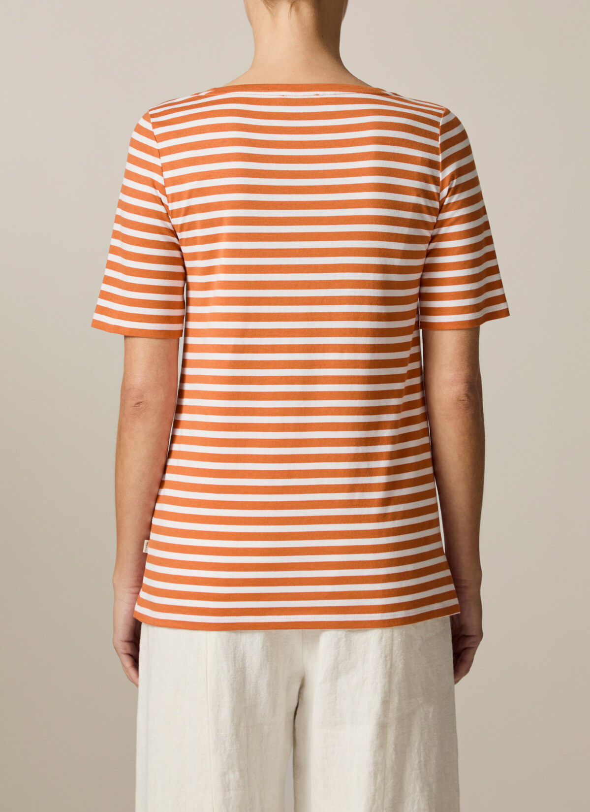 T-Shirt Rundhals 1/2 Arm, Mandarin Rückansicht