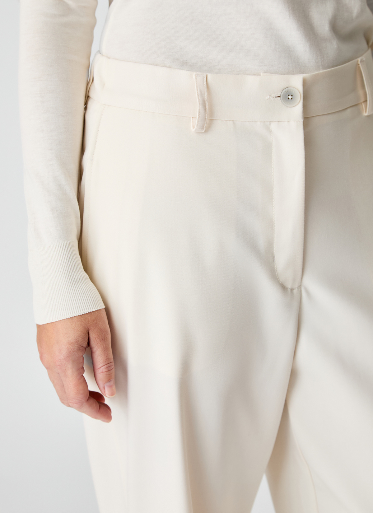 Hose, New White Detailansicht 2