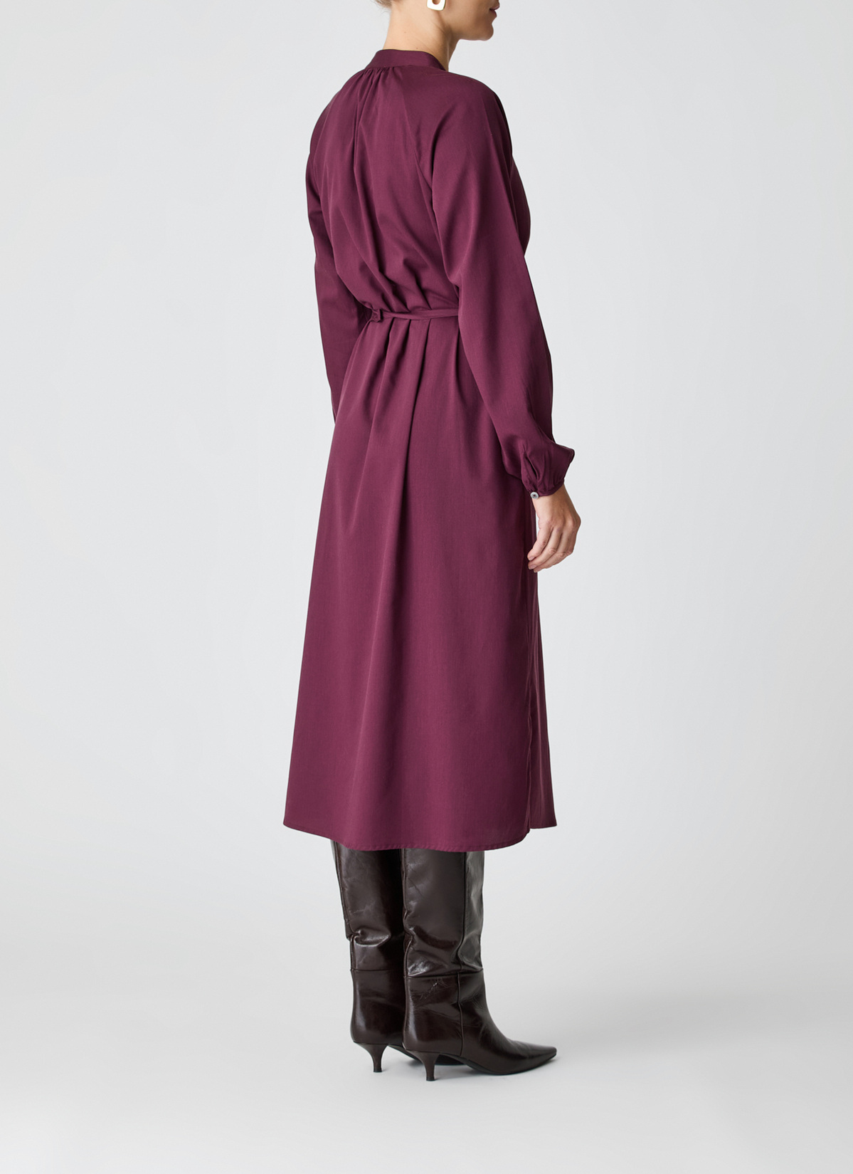 Kleid, Oxid Red Rückansicht