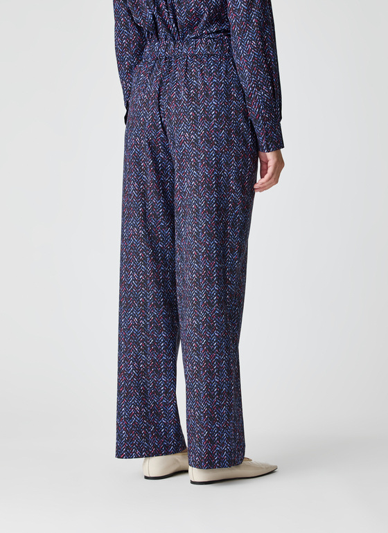 T-Shirt Rundhals 1/2 Arm Navy Frontansicht