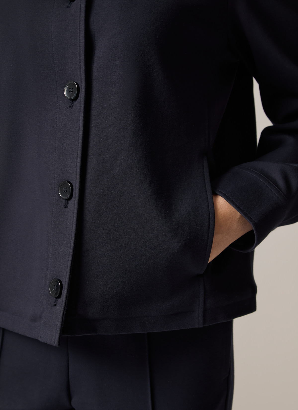 Shirt Polohemd, Navy Detailansicht 1