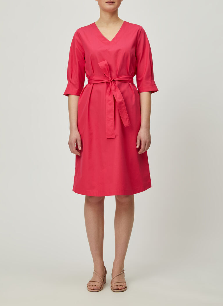 Kleid 100% BaumwolleWild Raspberry Frontansicht