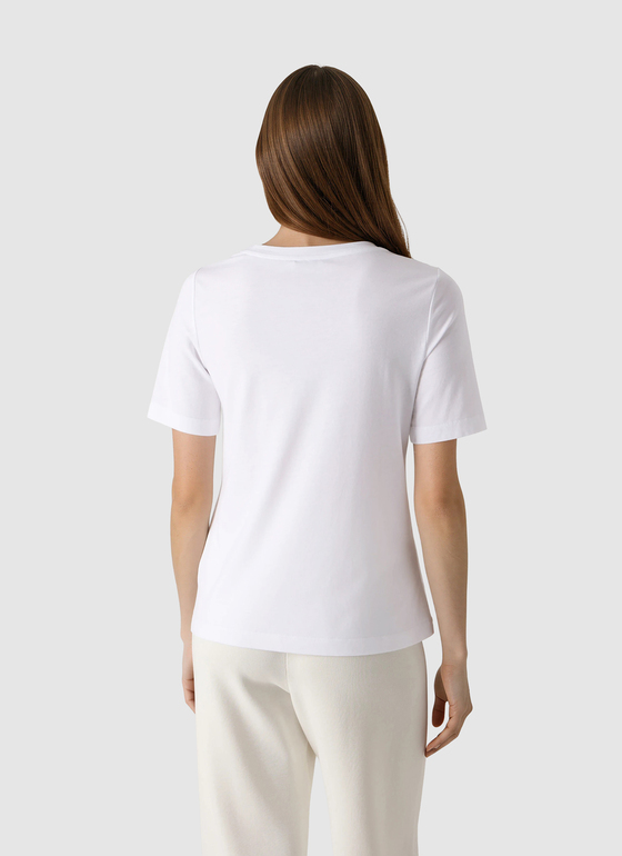 T-Shirt Rundhals 1/2 Arm Jade Green Frontansicht