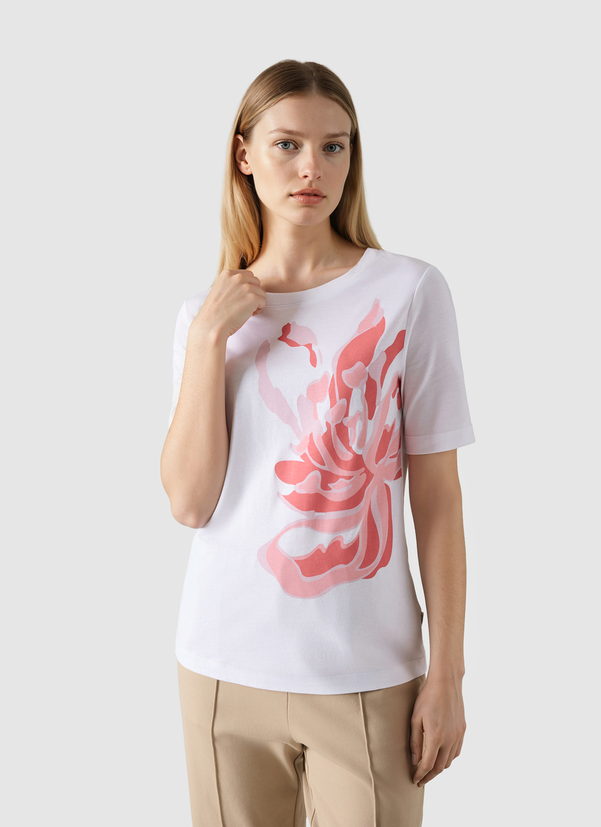 T-Shirt Rundhals 1/2 Arm, Coral Reef Detailansicht 2