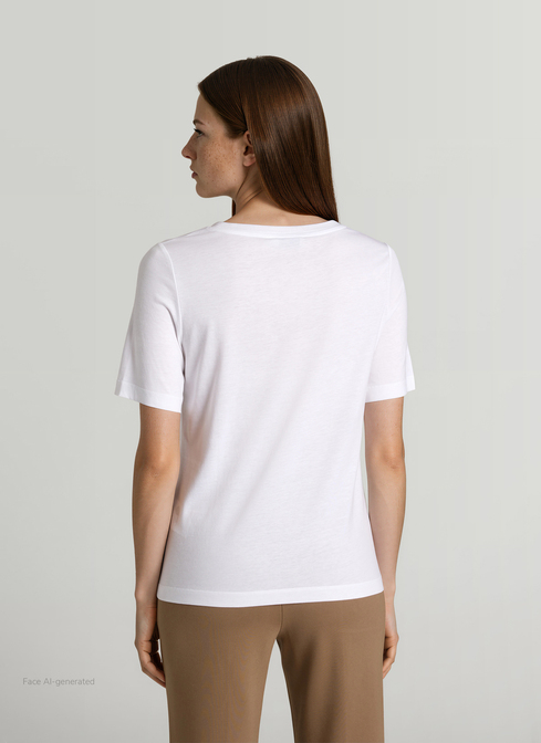T-Shirt Rundhals 1/2 Arm width=