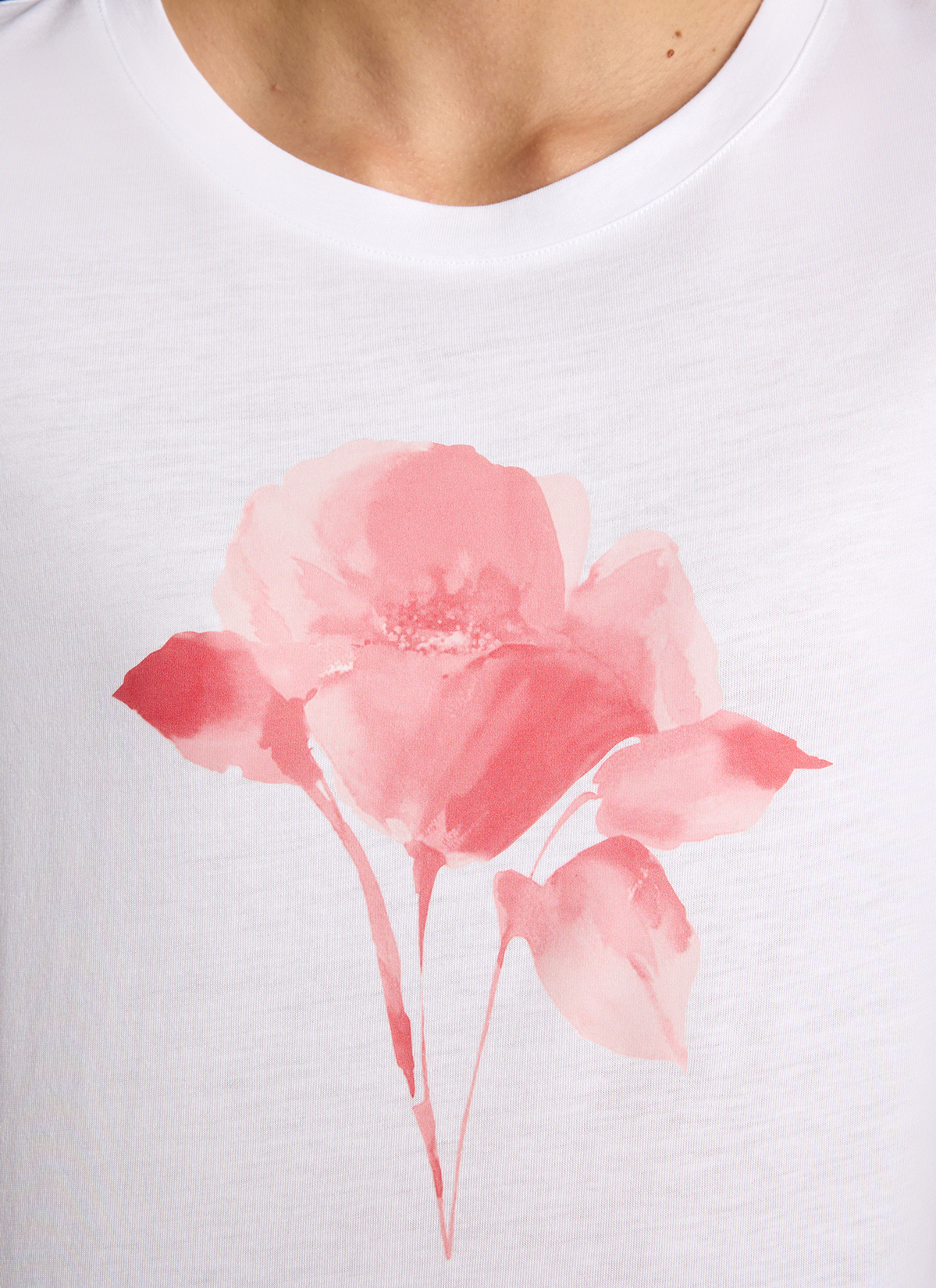 T-Shirt Rundhals 1/2 Arm, Desert Rose Detailansicht 1