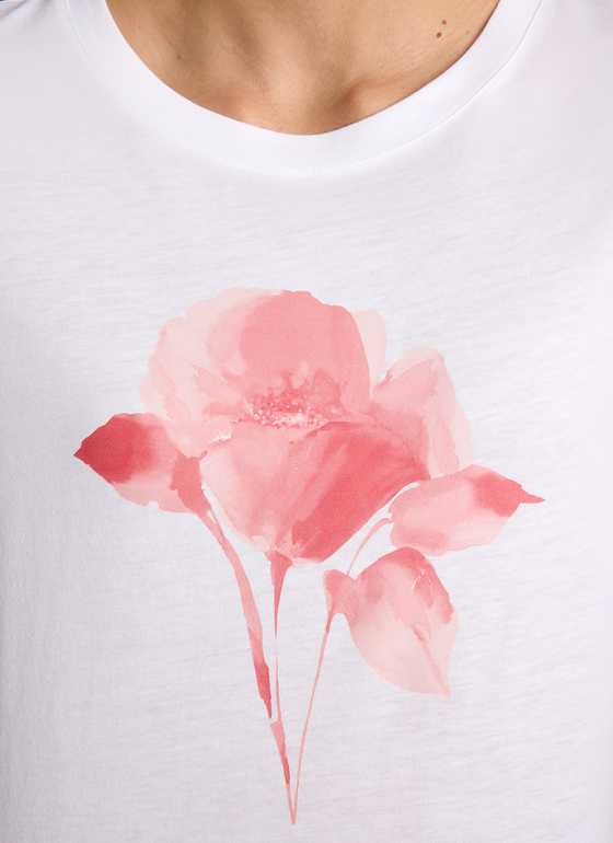 T-Shirt Rundhals 1/2 Arm Desert Rose Frontansicht