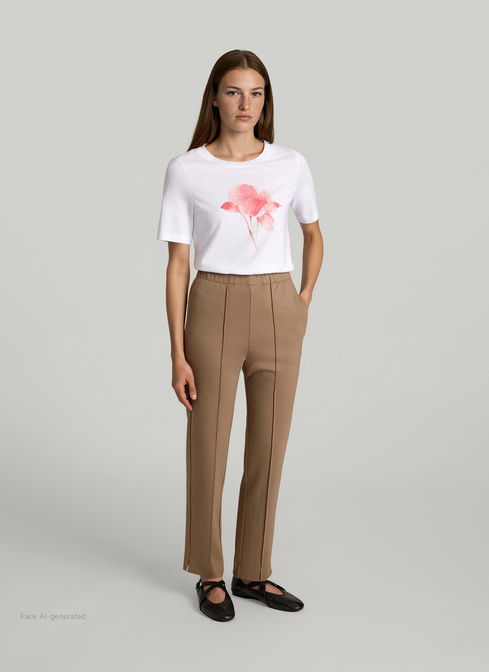 T-Shirt Rundhals 1/2 Arm width=