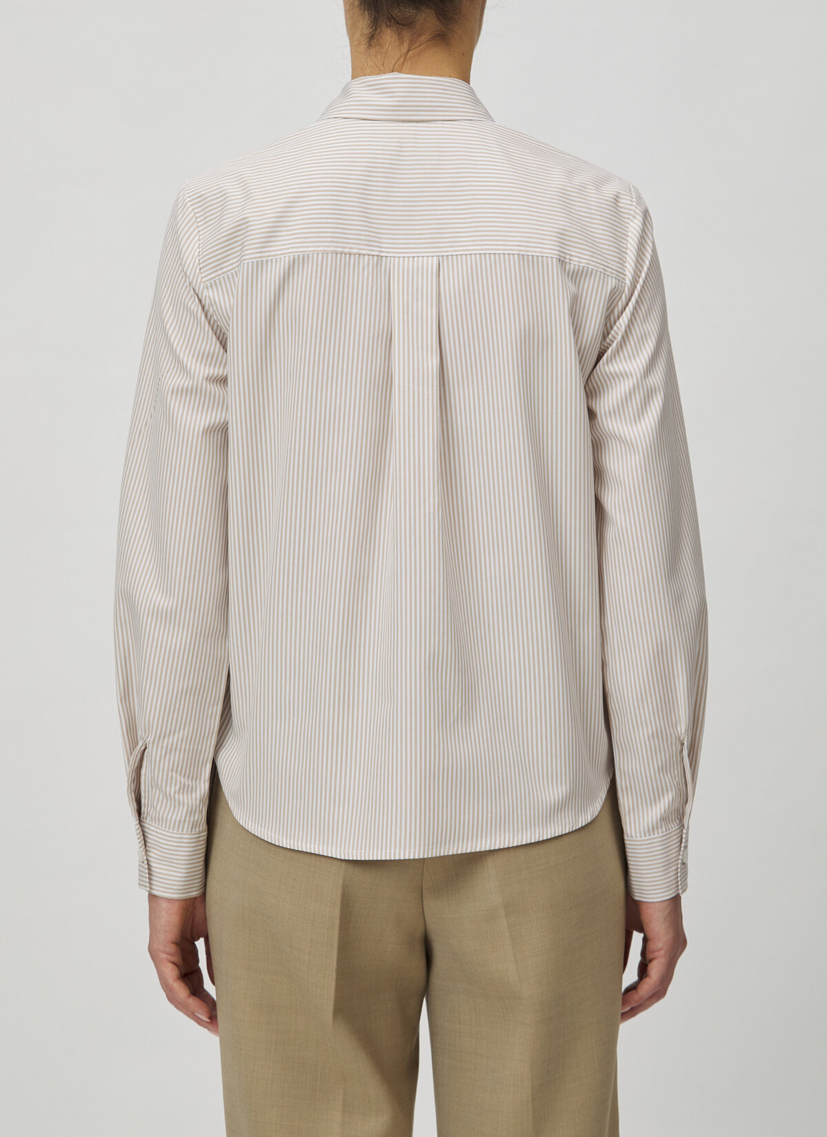 Bluse 1/1 Arm, Light Khaki Rückansicht