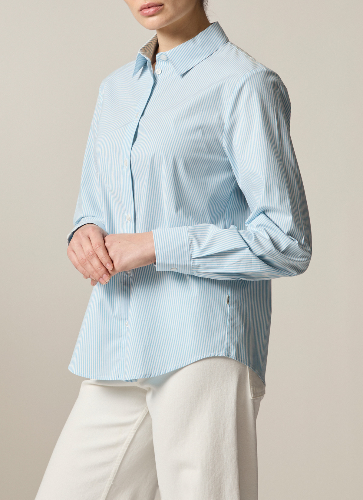 Bluse 1/1 Arm, Sea Foam Frontansicht