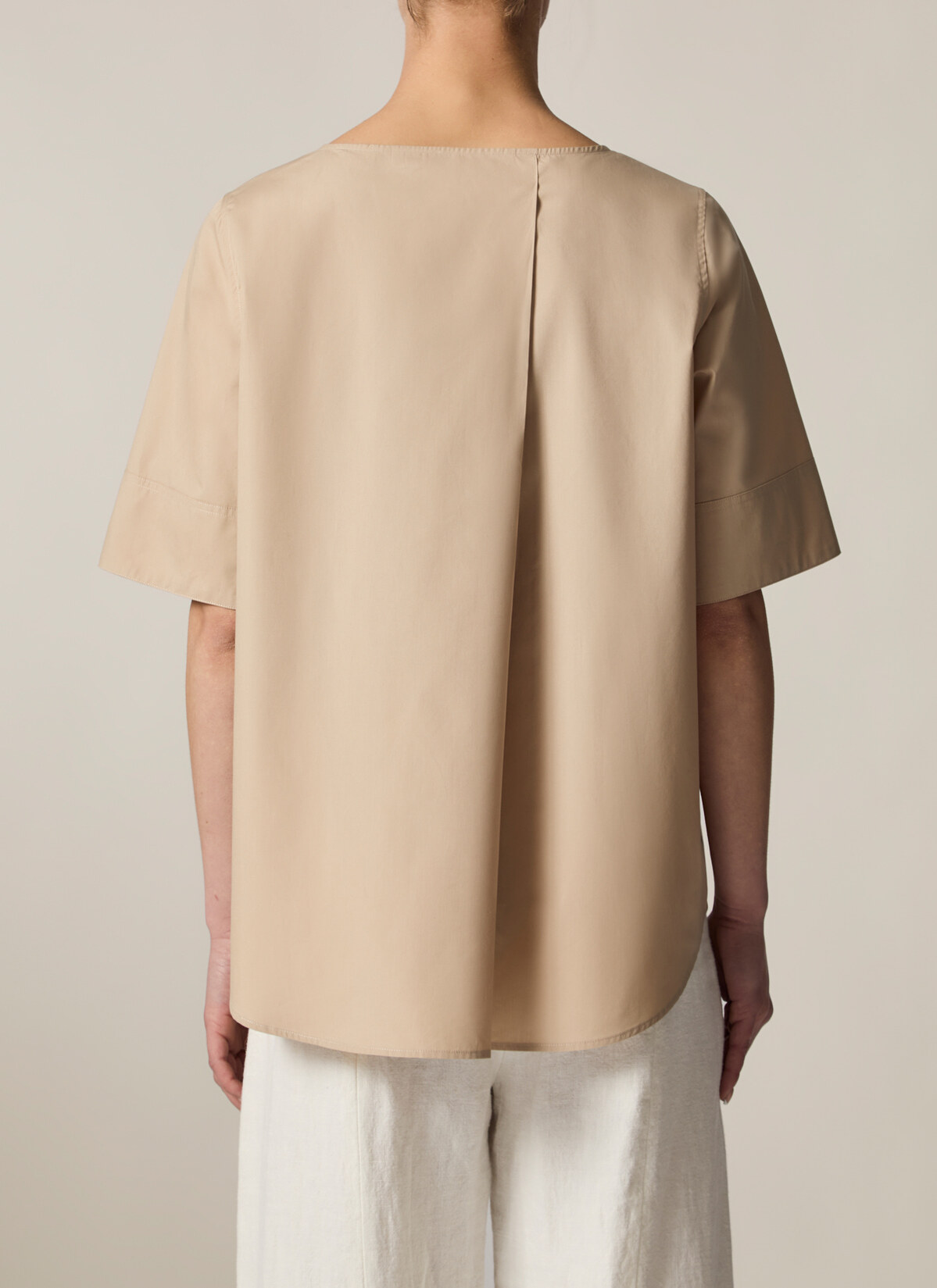 Bluse 1/2 Arm, Beach Brown Rückansicht