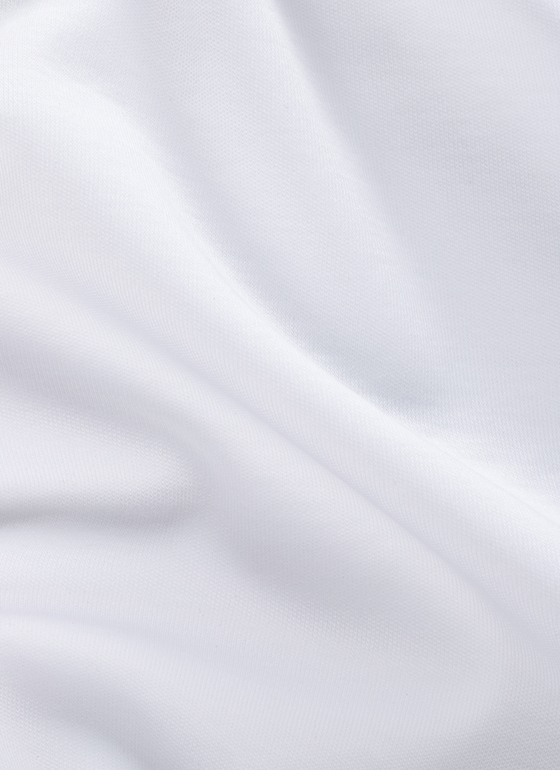 T-Shirt Rundhals 1/2 Arm Pure White Frontansicht