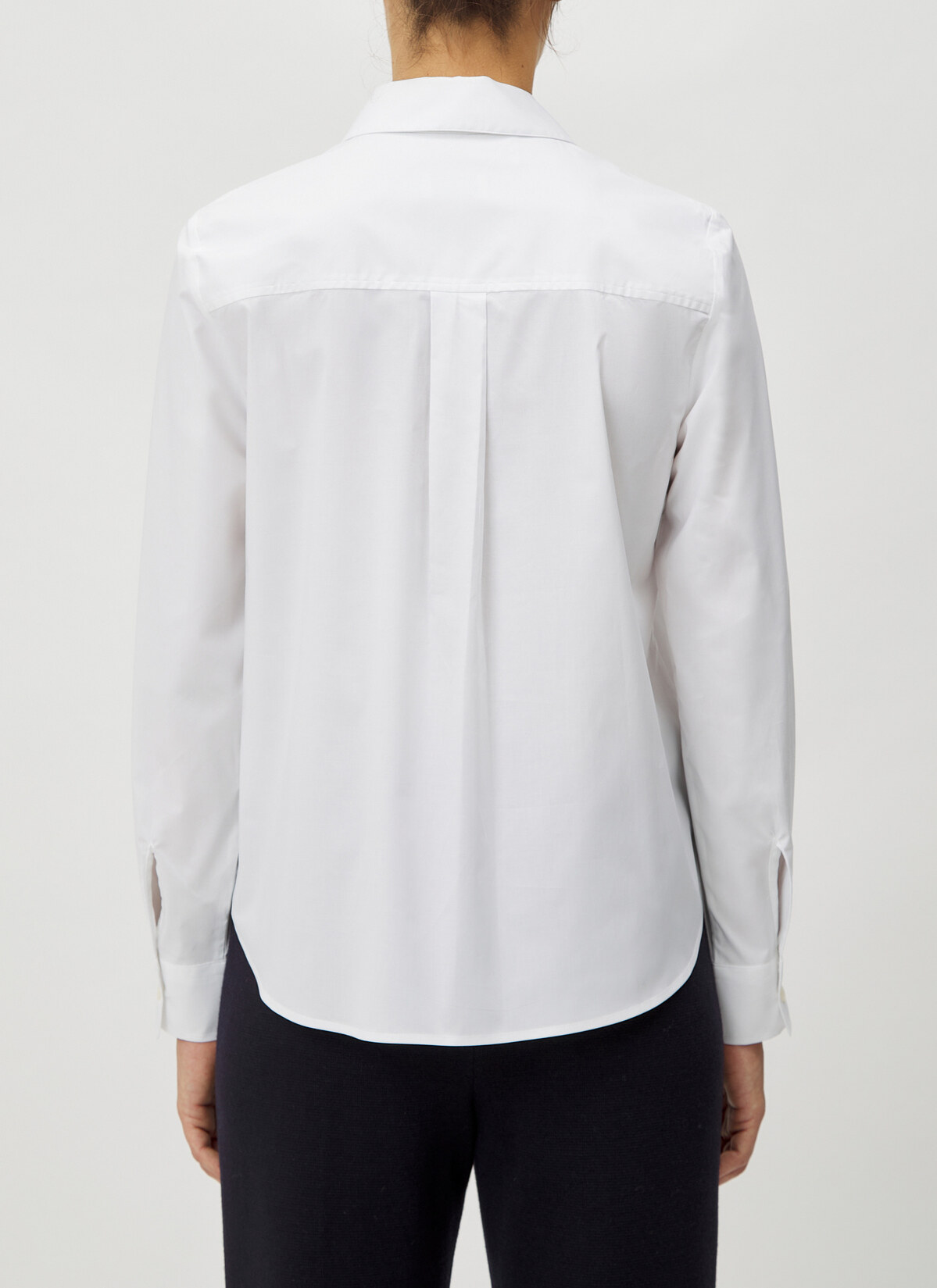 Bluse 1/1 Arm, Pure White Rückansicht
