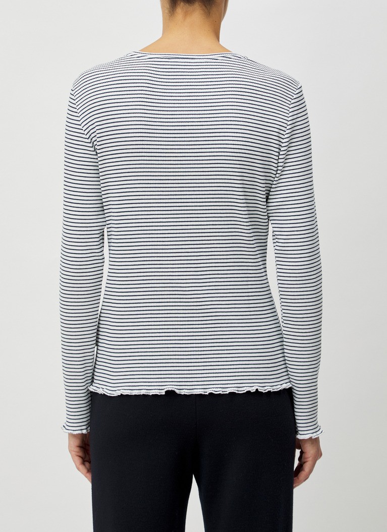 Longsleeve 1/1 Arm, Navy Rückansicht