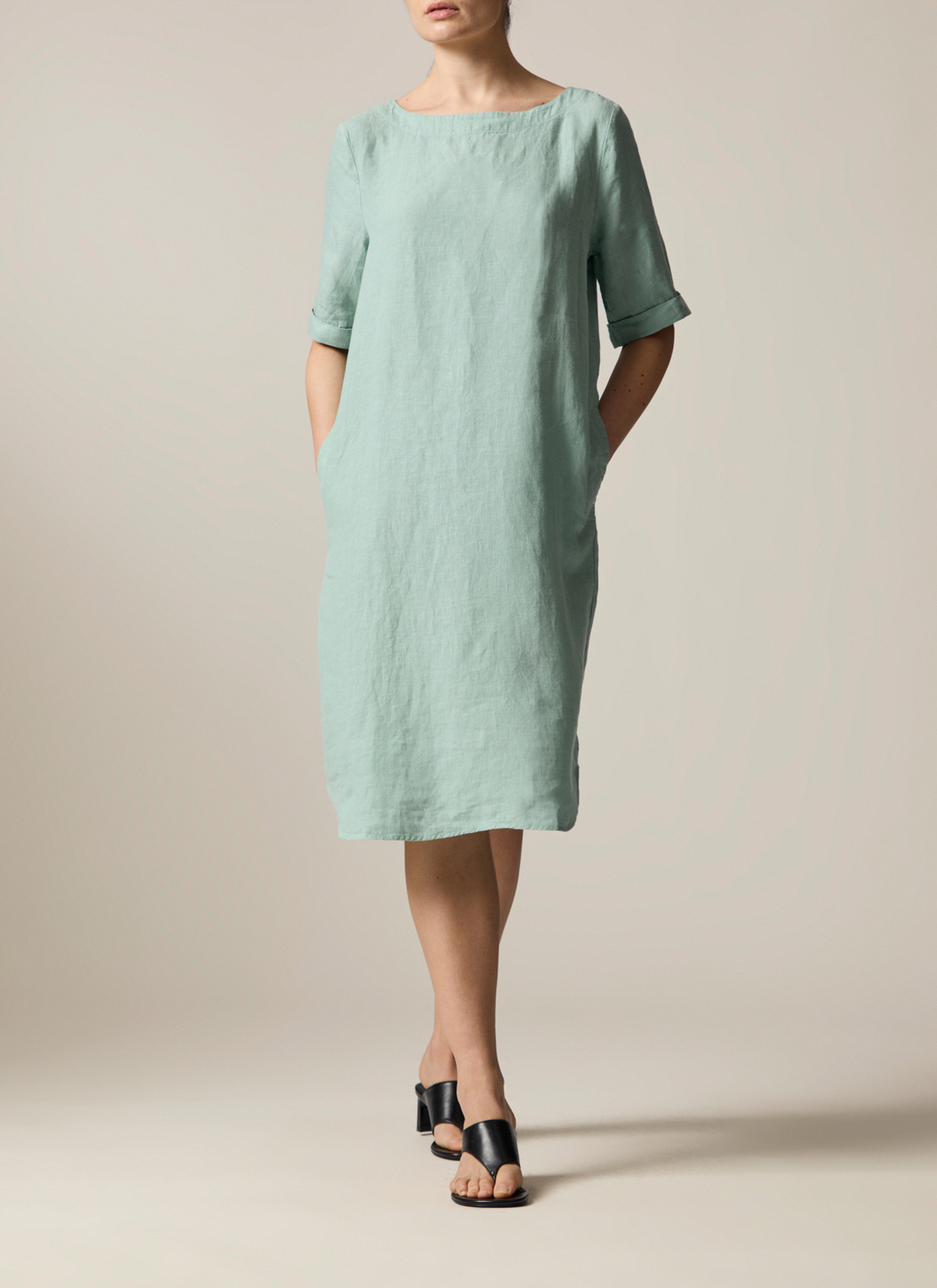 Kleid, Light Aqua Frontansicht