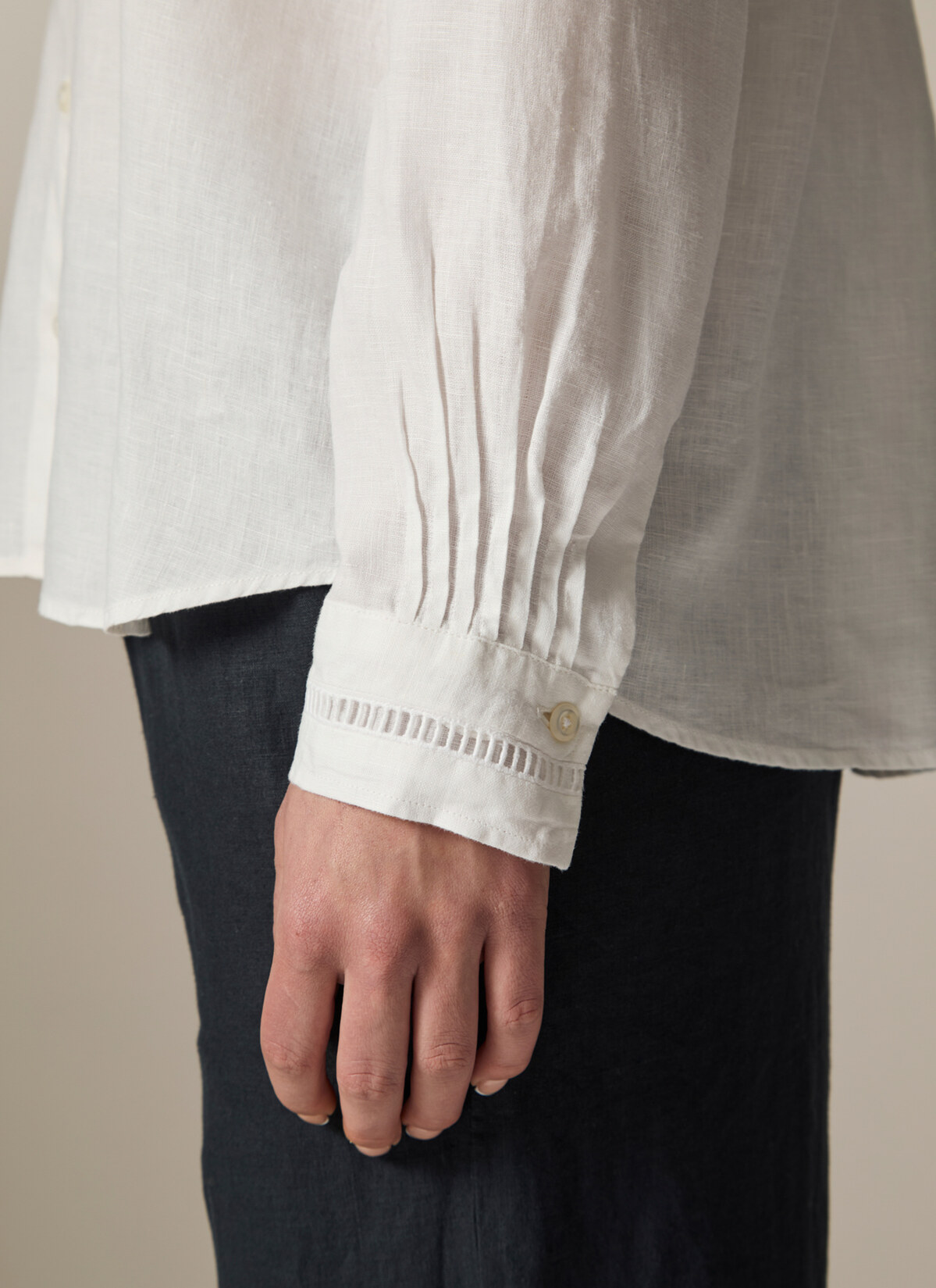 T-Shirt Rundhals, New White Detailansicht 1