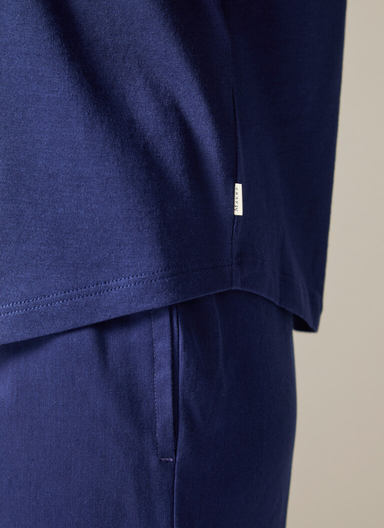 Shirt Polohemd, Mystic Blue Detailansicht 1