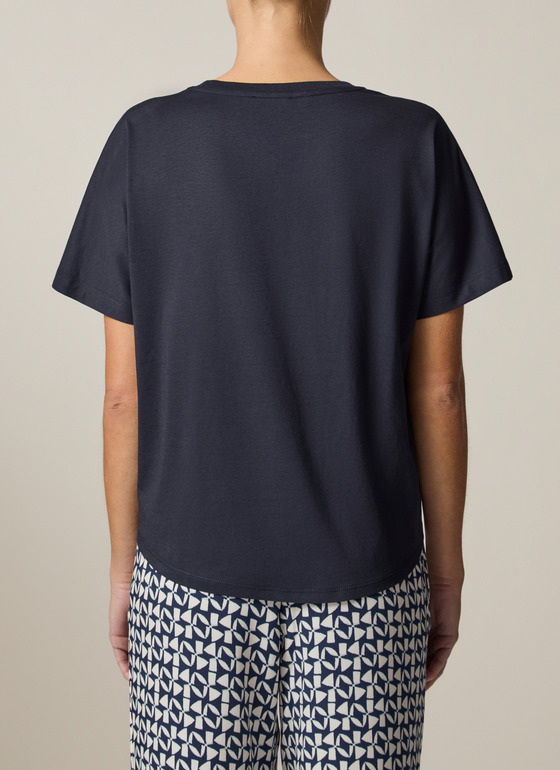 Shirt Polohemd Navy Frontansicht