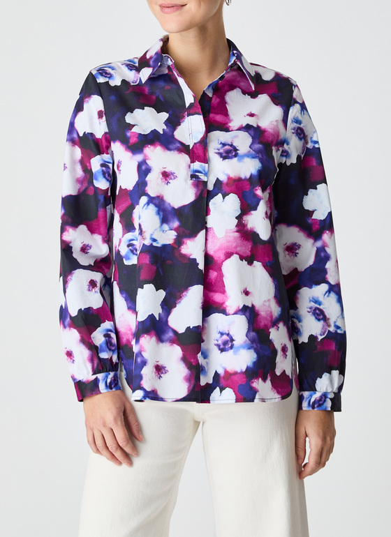 Shirt Polohemd Smoky Pink Frontansicht