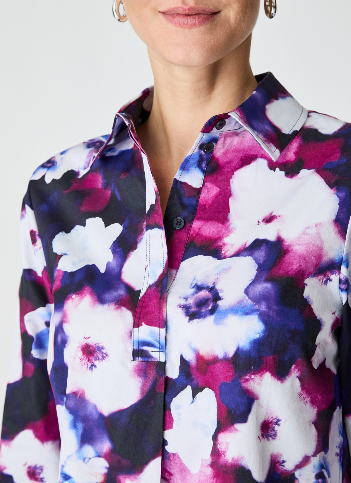 Shirt Polohemd, Smoky Pink Detailansicht 2