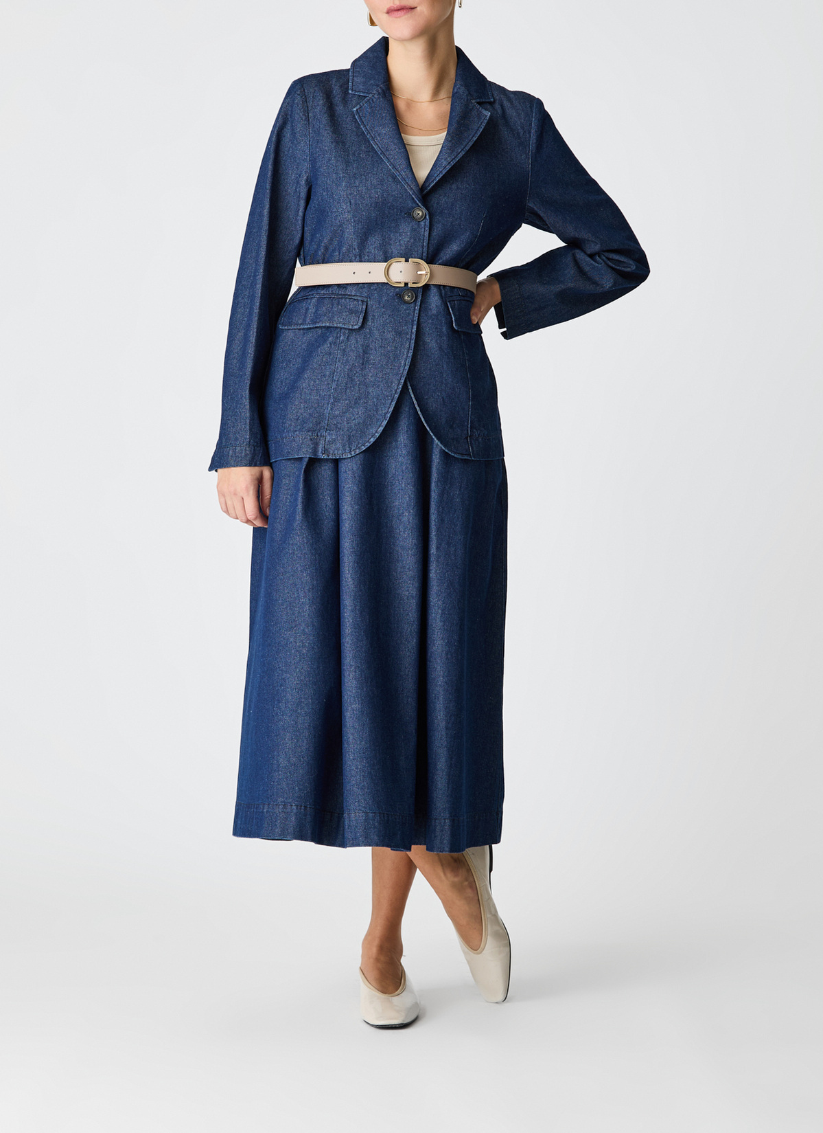 Jacke Web, Navy Detailansicht 1