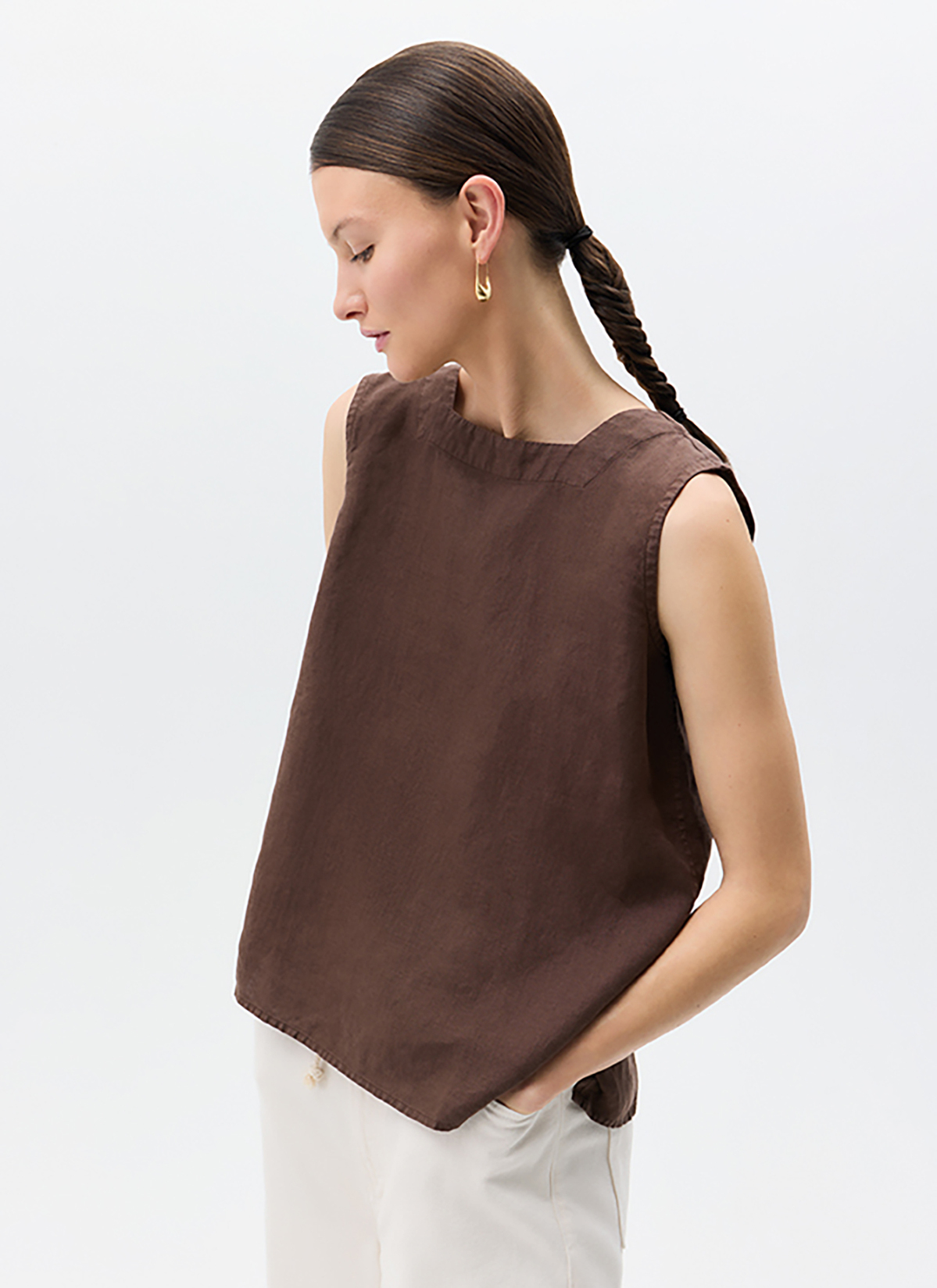 Top, Dark Chocolate Frontansicht