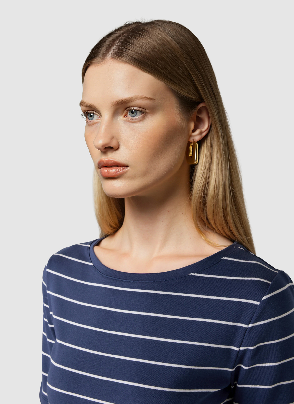 T-Shirt Rundhals 1/2 Arm, Midnight Sail Detailansicht 1